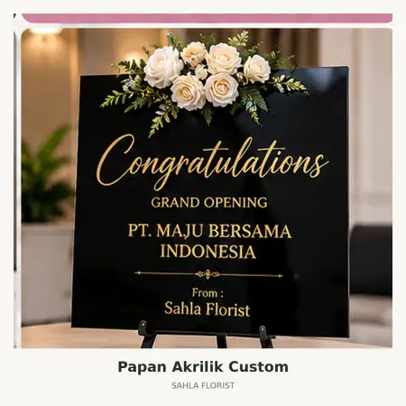 Papan Bunga Akrilik Mampang Prapatan